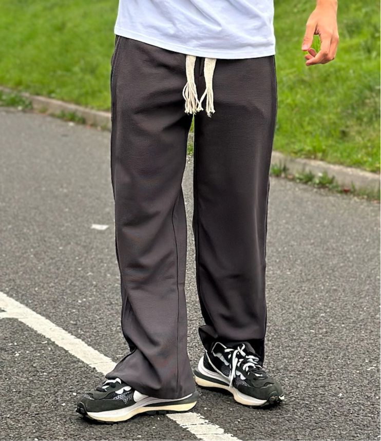 charcoal-grey- joggers-split hem- wide leg